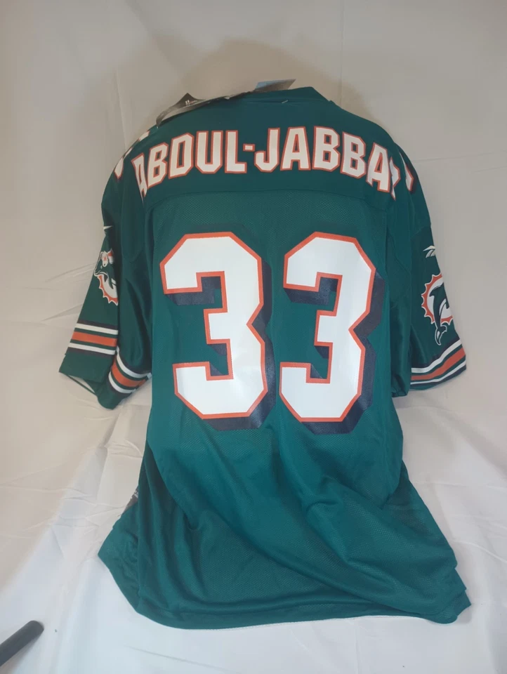 Camiseta deportiva reversible vintage Reebok Kareem Abdul-Jabbar NFL (TOTALMENTE NUEVA) TALLA 56 Foto 4 de 4