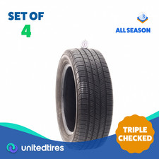 Set Of 4 Used 20555r16 Michelin Defender Th 91h - 7.5-8.532 Set Of 4 Used 20555r16 Michelin Defender Th 91h - 7.5-8.532