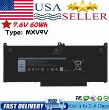 LOT MXV9V Battery For Dell Latitude 5300 5310 2-in-1 7300 7400 series 60Wh