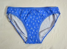 NWT M Love Gap Stretch Cotton Blue Hearts Bikini Panty Panties Underwear 355794