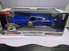 2022Greenlight 1978 Plymouth Fury Delaware State Police 1/24 Green Machine CHASE