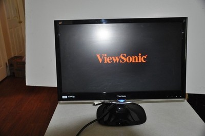 Viewsonic VX2450WM-LED 23.6'' Widescreen Monitor 1920x1080 DVI VGA Tested & Works