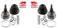 2X Febi Bilstein Gelenksatz Antriebswelle Vorne Links Rechts FüR VW Golf IV 1J1