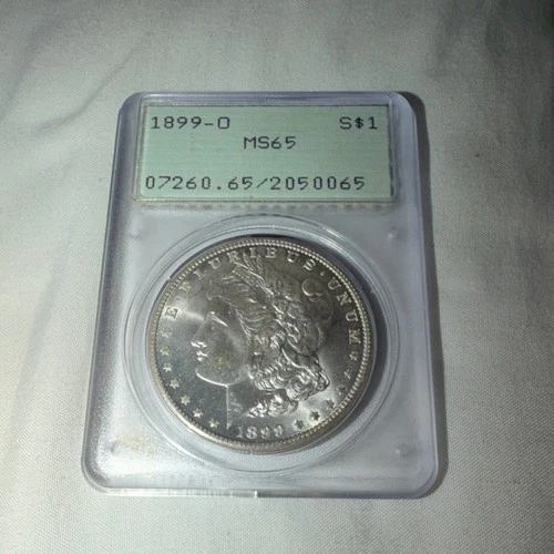 New Listing1899 Morgan Silver Dollar Denver PCGS MS65 Uncirculated $1 Coin Business Strike