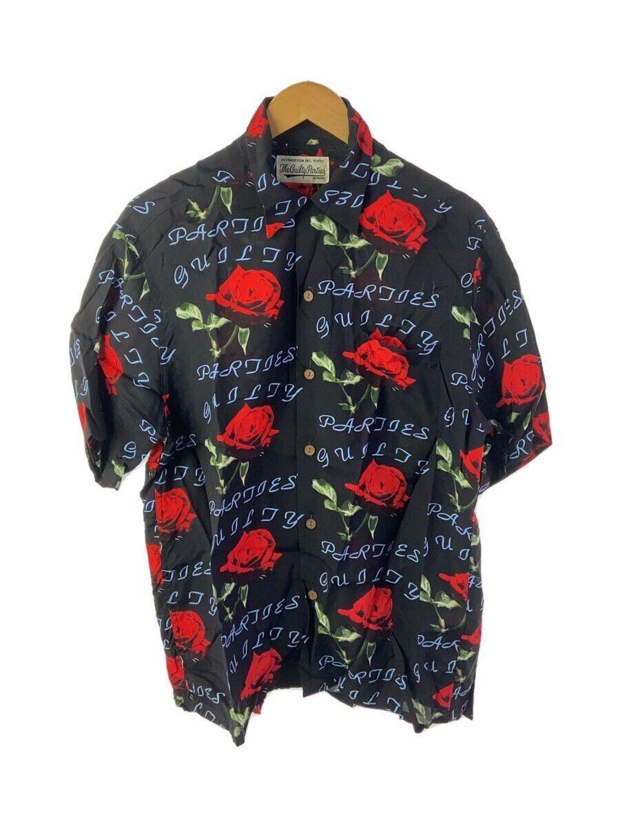 トップス L size WACKO MARIA 22SS HAWAIIAN SHIRT WACKO MARIA SHORT SLEEVE SHIRT 22SS HAWAIIAN M RAYON Black