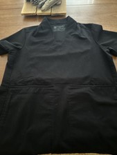FIGS Women  s Black Scrub Top Small EUC