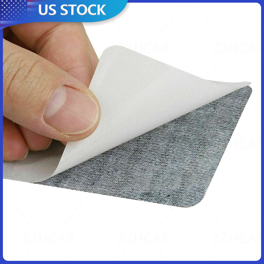 DIY Iron On Denim Fabric Patches For Clothing Jeans Repair Kit 20pcs US ...
