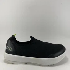 Oofos OOmg Eezee Low Recovery Shoes Womens Size 9 Black Mesh Comfort Shoes