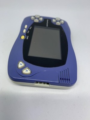 BANDAI WonderSwan Swan Crystal Blue Violet Console Tested Japan