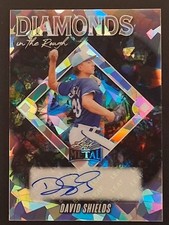 2025 Leaf Metal #DR-DS1 David Shields Diamonds in the Rough AUTO RC 20/25 Royals
