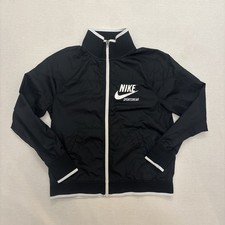 Nike Sportswear Women s Track Jacket Small Black Windrunner Zip-Up 886946-010
