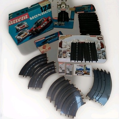 Carrera 124 Monaco Autorennbahn Set 1:24 mit Rundenzähler & Zubehör