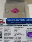 NATURAL EARTH MINED GGL CERTIFIED GEM TESTED HEATED OVAL PINK SAPPHIRE 5.47 CTS. — photo 1