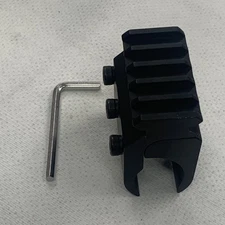 Single Tube Barrel Mount w/Picatinny Rail Base Adapter 20mm Rail Converter