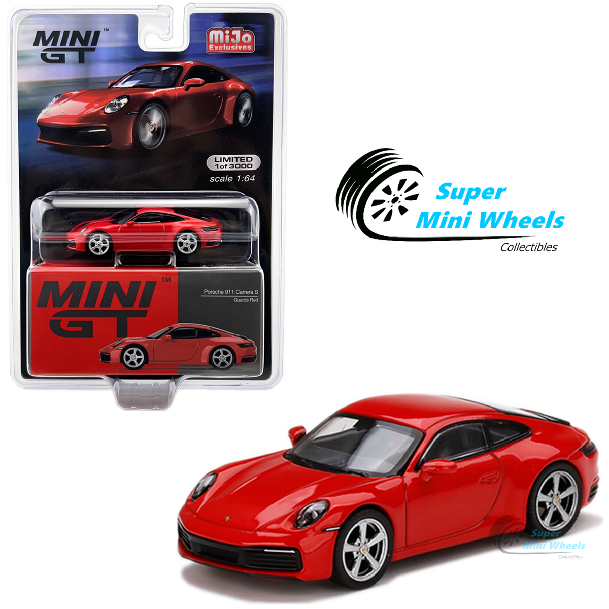 ミニカー MINI GT Porsche 911 GT2 RS Guards Red MiniGT Porsche 911 GT2 RS Guards Red Taiwan Exclusive LHD No