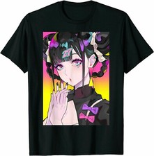 Anime Girl Waifu Japanese Aesthetic Otaku T-Shirt Tee Gift Trend For Men