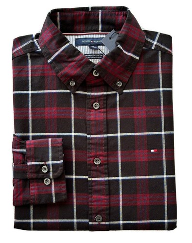 Tommy Hilfiger Herren Regular Fit Stretch kariertes Hemd XXL $ 74,5 - Bild 1 von 3