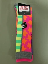new neon print knee high socks.  2 pair.
