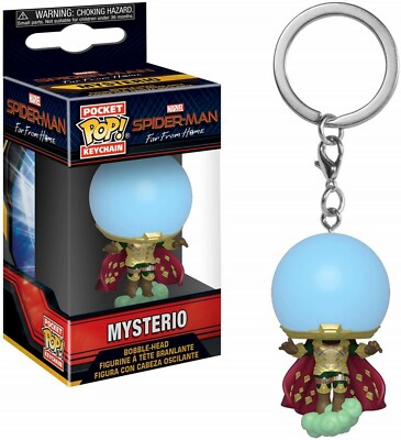 FUNKO POP! Mysterio Spider-Man Pocket Keychain Schlüsselanhänger  Vinyl NEU