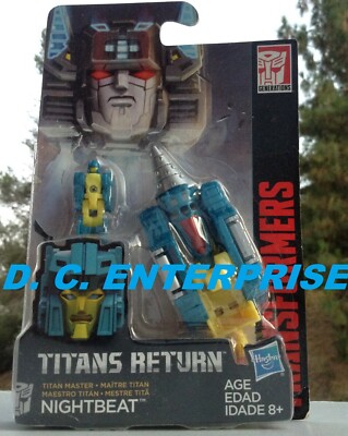 HASBRO TRANSFORMERS TITANS RETURN MASTER NIGHTBEAT AUTOBOT 2015 NEW IN BUBL&CARD