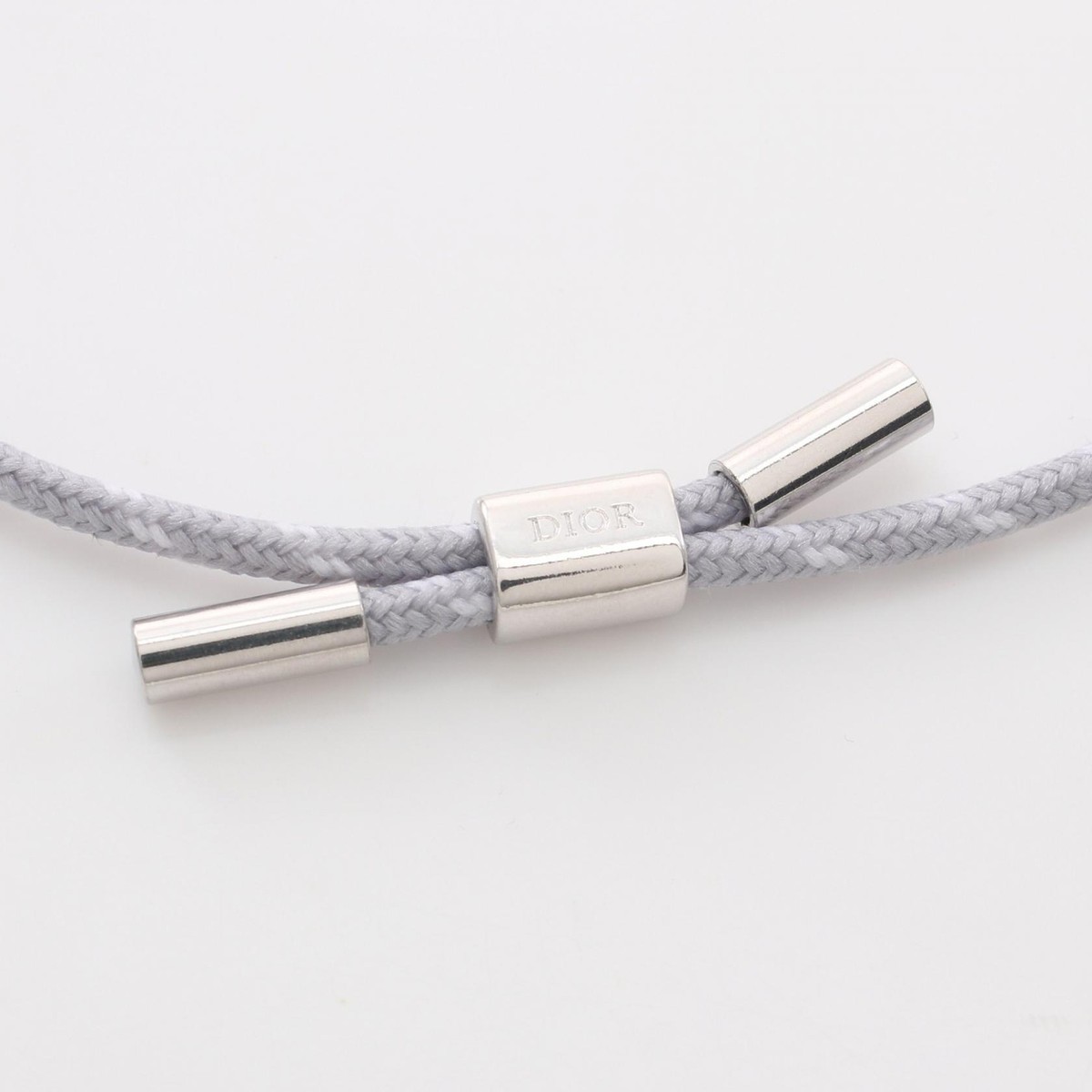 Christian Dior logo Bracelet B2441HOMMT005 Stainless Steel Fabric