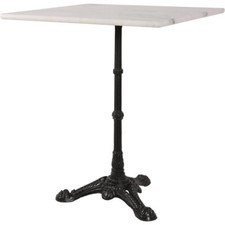 Gartentisch Bistrotisch Marmortisch Cafetisch quadratisch viereckig 60x60x73cm