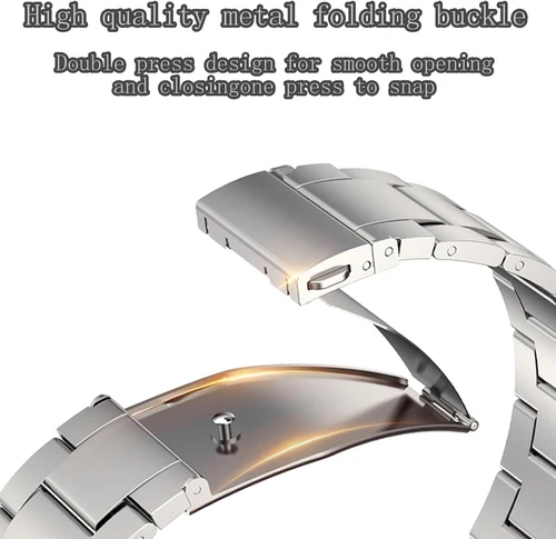 Armor Stainless Steel Strap For Samsung Galaxy Watch 7 Ultra 47mm Band Bracelet - Picture 45 of 47