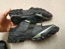 Shimano SPD Schwarz Mountainbike Fahrrad Schuhe Herren Riemen Größe EU 44, UK 9.