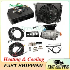 12V Electric Cool&Heat Universal Underdash Air Conditioner DC Auto Car A/C Kit