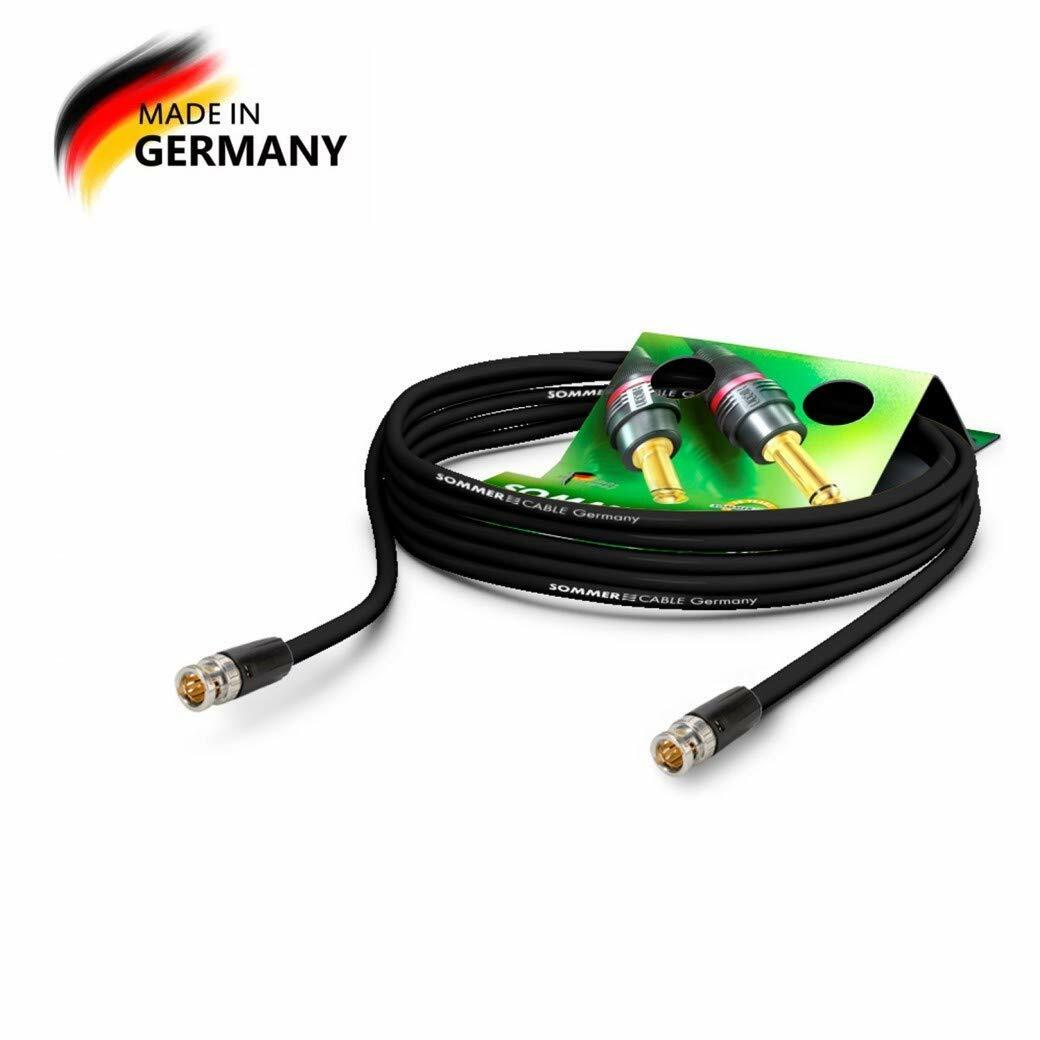Sommer Cable - Cavo Video Coassiale BNC 75 Ω - HD/3G/6G/12G-SDI / 4K-UHD (P9a)