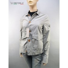 Giacca Camicia Donna SWISS CHRISS Grigio Spring TOP CASUAL STYLE Made in Italy