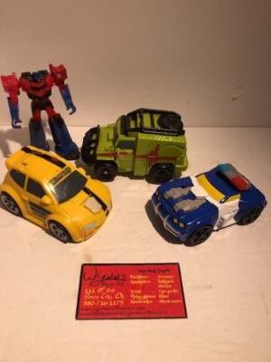 Lot of 4 ~ 2007 Hasbro loose TRANSFORMERS ~  Bumblebee