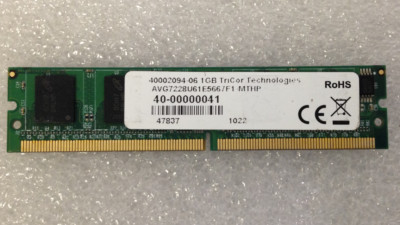Mémoire RAM TRICOR TECHNOLOGIES 1Go PC2 MINIDIMM SDRAM – Low Profile – Reconditionnée