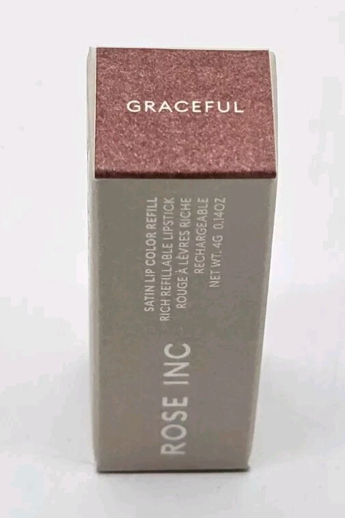 Rose Inc Satin Lip Color Rich Refillable Lipstick GRACEFUL - Image 2 of 4