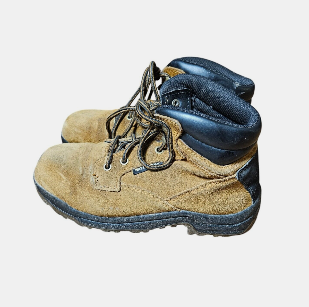 Brahma Work Boots Womens Brown Steel Toe Lace Up Leather WMBR0442000 Size