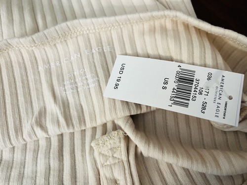 Nuevo con etiquetas American Eagle Creme Top PEQUEÑO - Imagen 6 de 6