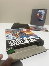 Nes game Mission Impossible Konami Palcom Nintendo Entertaiment System PAL CIB