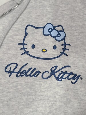Hello Kitty Fleece Zip-Up Hoodie Angel Collection Adult Size