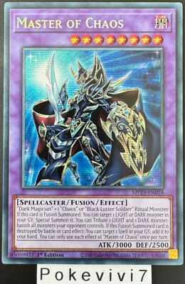 Yu-Gi-Oh! Karte MASTER OF CHAOS MP23-EN018 Secret Rare NEU