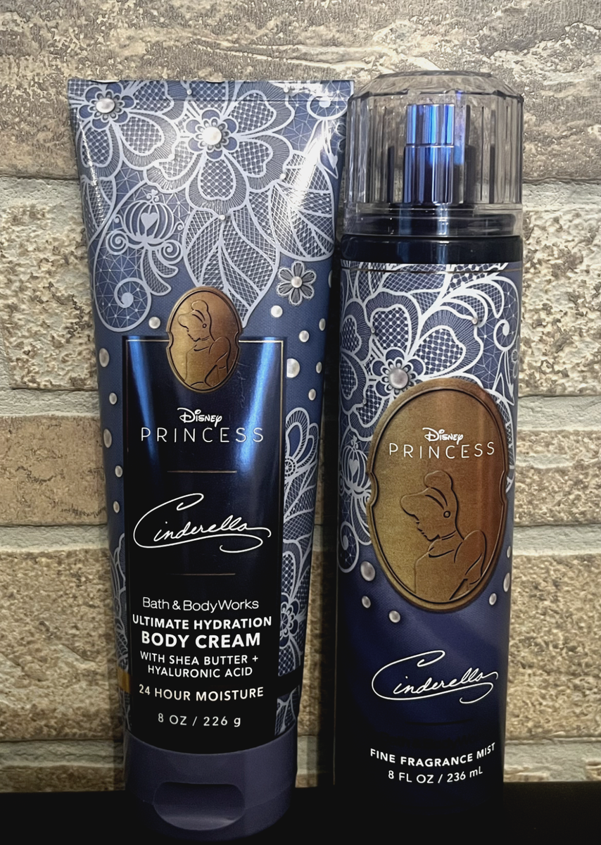 Disney Princess Collection by Bath Body Works CINDERELLA Cream and Mist  Set