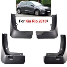 4x Front Rear Mud Flaps Splash Guard Mudguards For KIA Rio Hatch 5dr 2017-2021