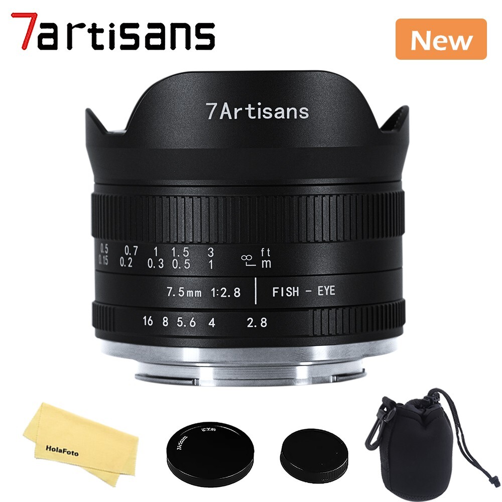 7artisans II Manual Fisheye Lens For Sony Fuji Canon