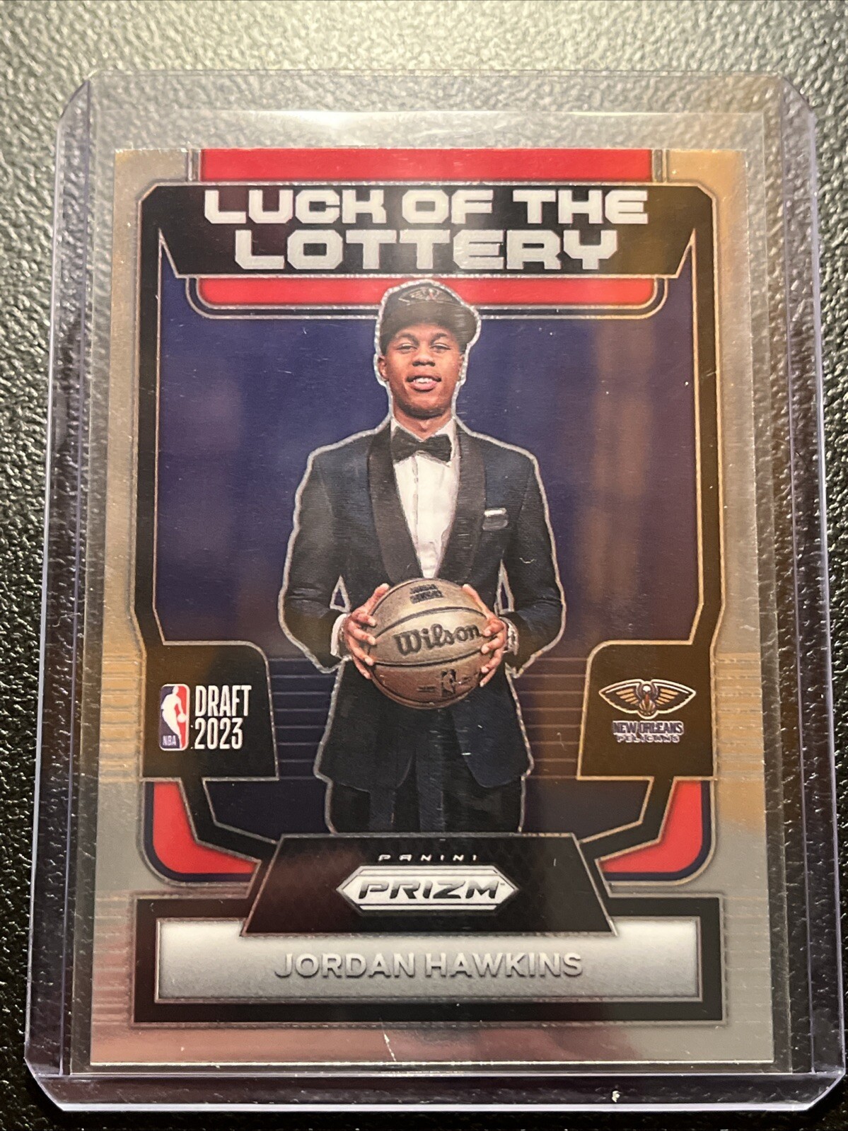 2023/24 Prizm Basketball Jordan Hawkins Luck Of The Lottery # 9