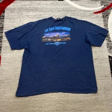 VTG Harley Davidson Shirt 4XL XXXXL Las Vegas Nevada Motorcycle Biker HD USA Men