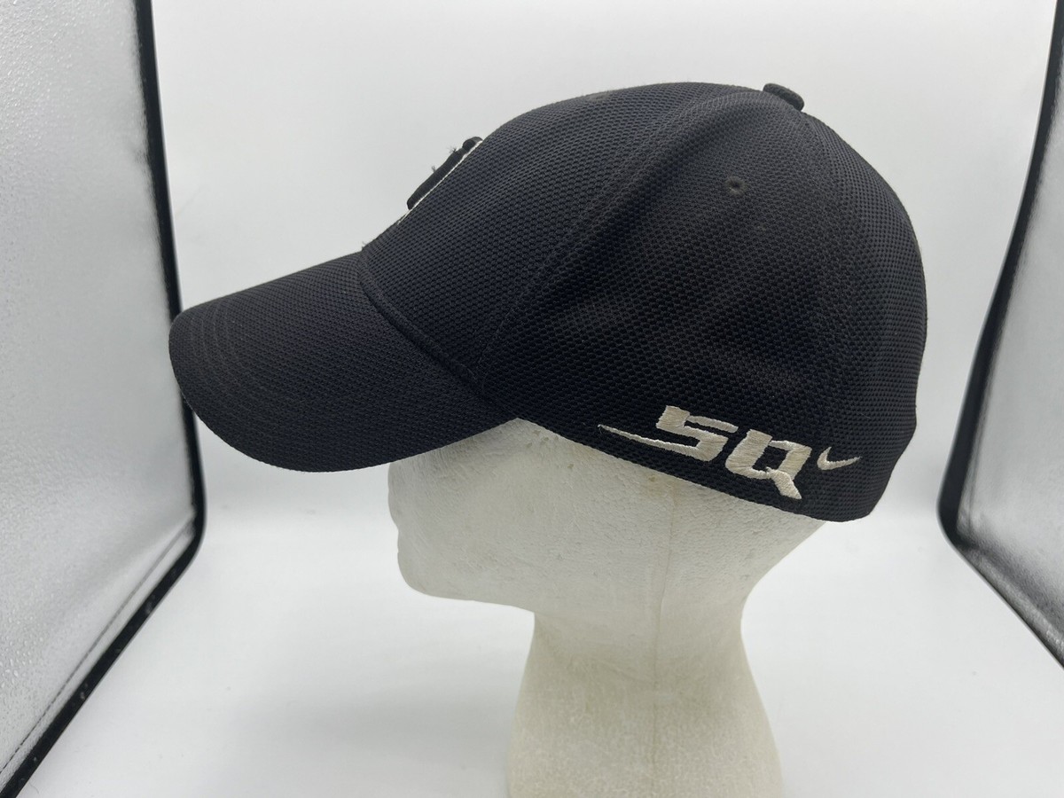 Nike Tiger Woods Collection SQ One TW Golf Flex Fit Hat Cap Black