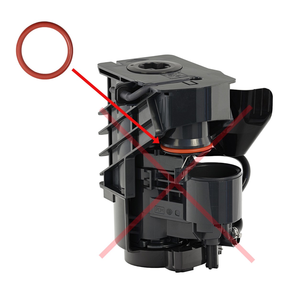 1x O-Ring Kompatibel Mit Siemens EQ, Bosch Vero, Gaggenau, Neff - Foto 2