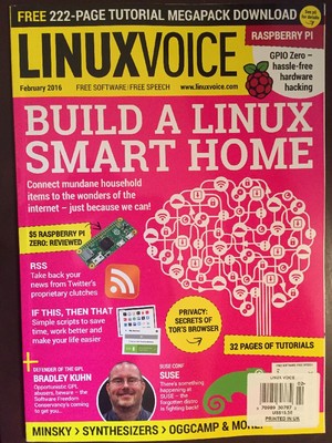 Linux Voice Build Smart Home Raspberry Pi Tutorials RSS Feb 2016 FREE SHIPPING!