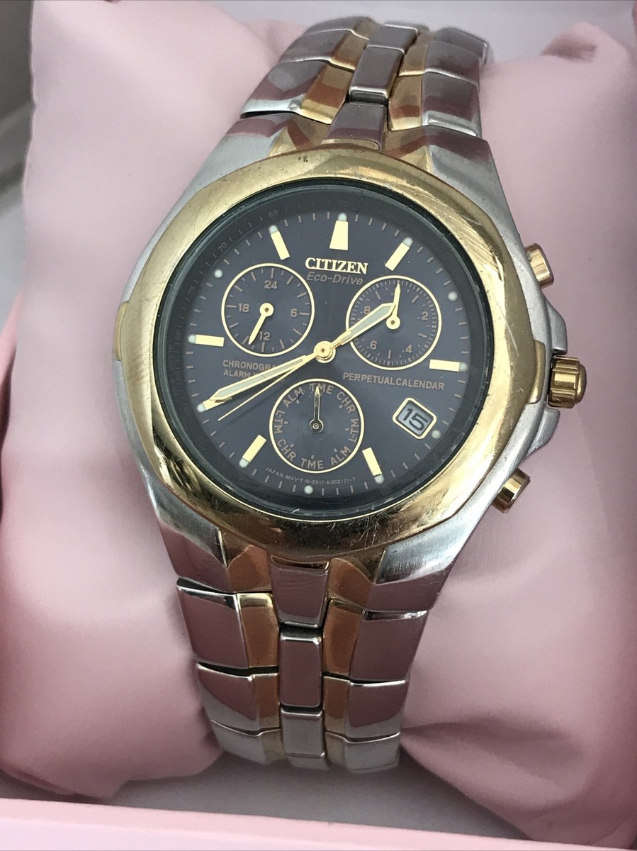 Citizen Men's Eco-Drive Chrono Perpetual Calendar Chronograph