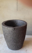 4 KG Clay Graphite Foundry Crucible Melting Furnace Refining Gold Silver Copper