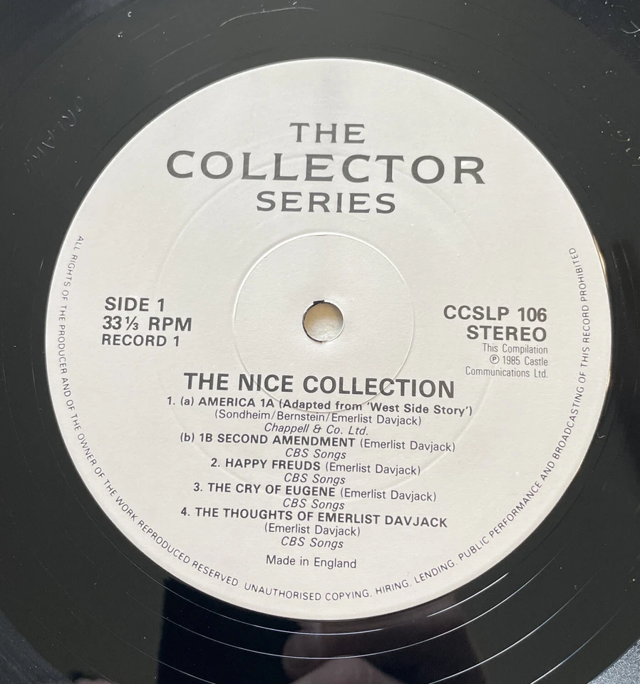 The Nice The Nice Collection (The Collector Series) Ccslp 106 Double Lp EX / VG+ - Image 3 of 4